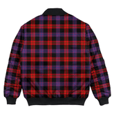 Clan Brown Modern Tartan Bomber Jacket VV53 Brown Modern Tartan Tartan Bomber Jacket